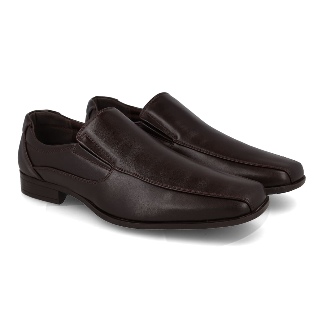 Par de sapatos sociais masculinos Broken Rules marrom com design elegante